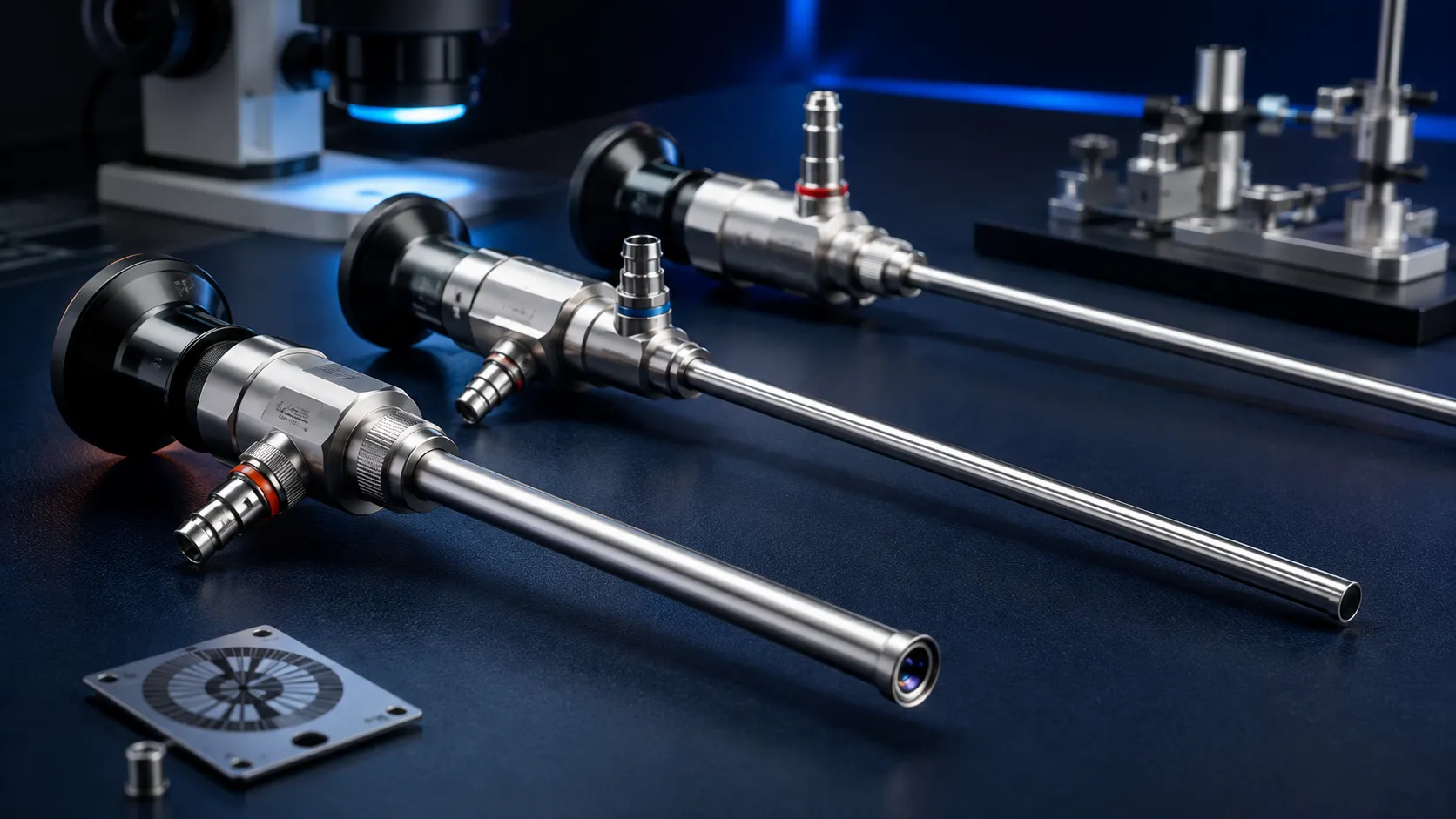 Rigid endoscopes under inspection